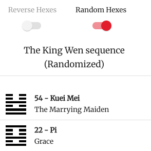 Re-arrange Hexagrams